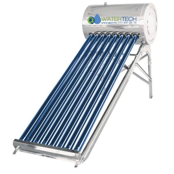 Calentador Solar a Gravedad de 80 L – 8 Tubos  Ideal para 1 a 2 Duchas al Día