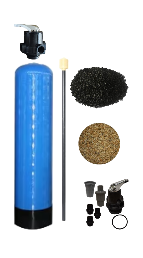 Sistema TechPure Softener de purificación y venta automática de agua, equipado con suavizador para zonas con agua dura.