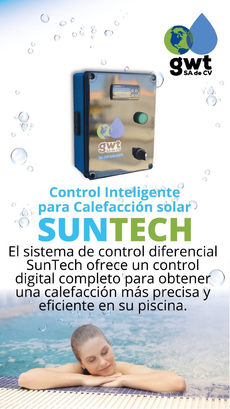 Calefacción Solar para Piscina ≤ 30 m³ | 7 Colectores + Control SunTech