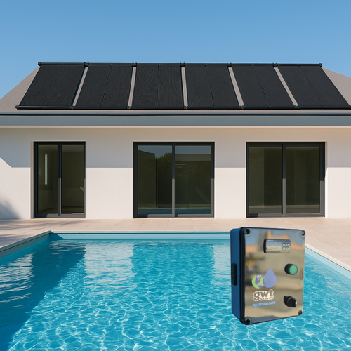 Calefacción Solar para Piscina ≤ 30 m³ | 7 Colectores + Control SunTech
