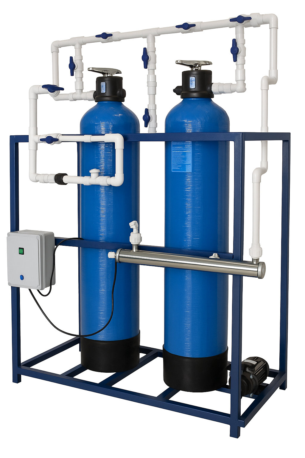 Sistema TechPure Básico de Purificación y Venta automática de agua purificada, ideal para emprender tu propio negocio con operación 24/7.