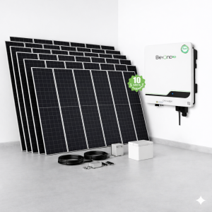 Kit de Paneles Solares 10 kW Interconectado CFE | 16 Paneles Bifaciales 630W | Inversor
